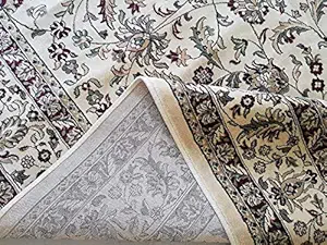 Kashmiri Traditional Silk Carpet for Living Room, Bedroom & Hall 240x335cm 8 Feet by 11 Feet Color-Multi