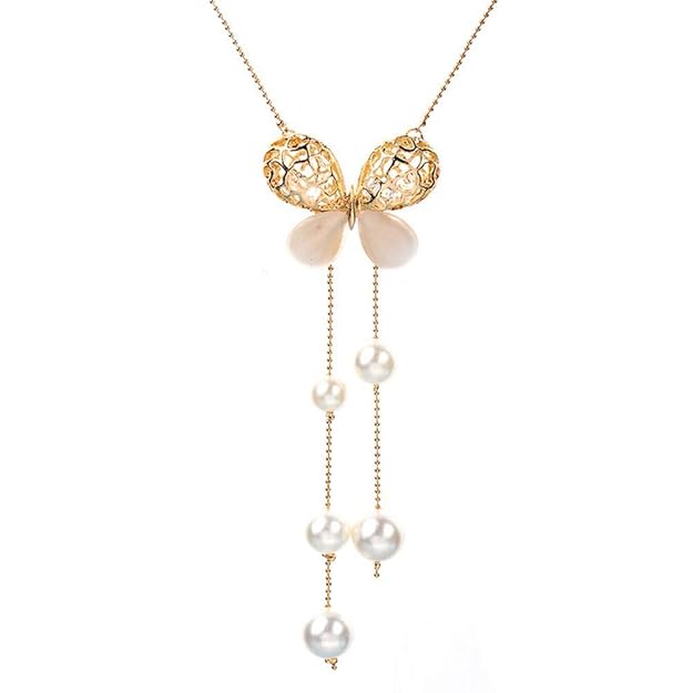 YouBella Jewellery Pendants with Long Chain Party Necklace for Women