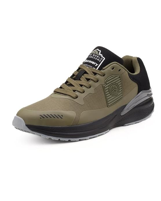 Bacca Bucci Discovery Globe Sneakers for Men Lightweight Running Shoes with 95-Density Rebound Insock, Rubber Outsole & Stylish Design