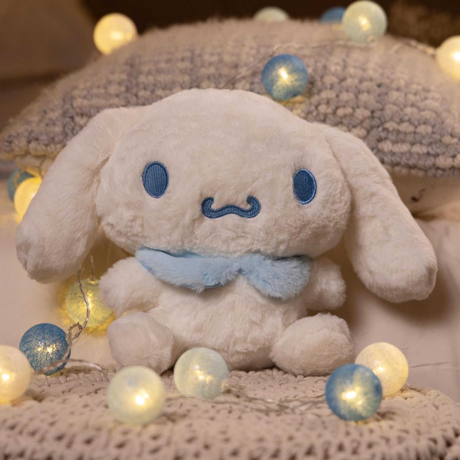 Mirada Sanrio Cinnamoroll Soft Plush Toy – 28cm | Official Licensed Cute White Stuffed Animal for Kids & Girls | Super Soft Cuddly Character Doll | Ideal Gift for Birthday, Valentine & Room Décor