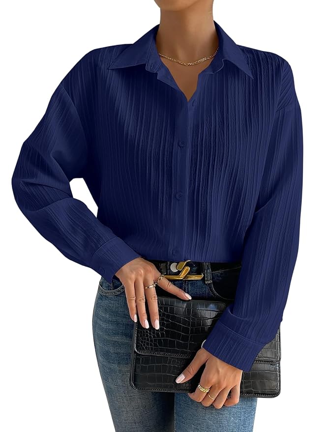 GRECIILOOKS Shirt for Women | Women Shirt | Long Shirt for Women | Shirt Tops for Women | Oversized Shirt for Women