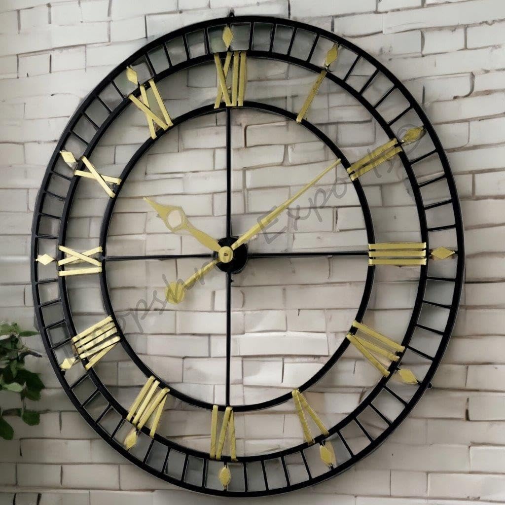 Vintage Handicraft Iron Decorative Art Ware/Handcrafted Decorative Wall Art Clock/VC-9076-48