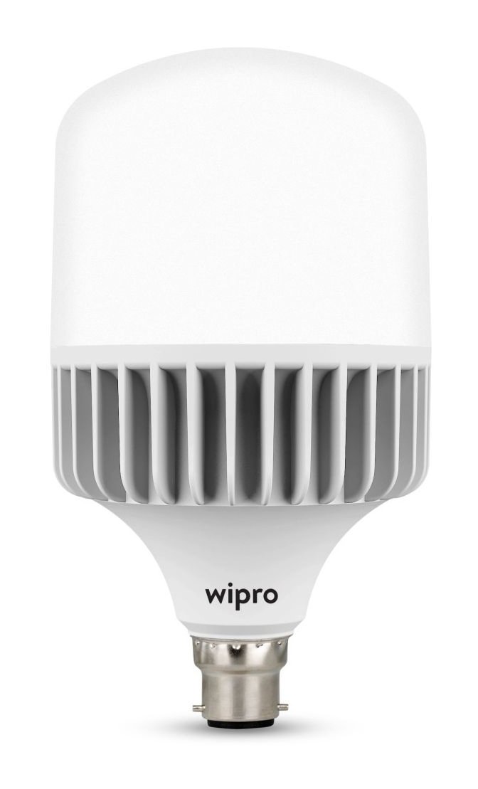wipro Garnet 50W LED Bulb for Home & Office |Cool Day White (6500K) | B22 Base|220 Degree Light Coverage |4Kv Surge Protection |400V High Voltage Protection |Energy Efficient | Pack of 6