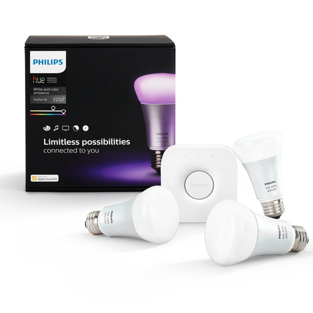 Philips Hue White Ambience, Colour Ambience 10W A60 E27 starter kit