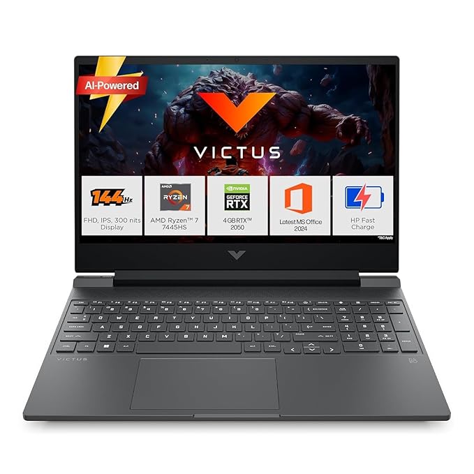 Dell 15, Intel Core i3/Core 3 14th Gen-100U, 16GB DDR4, 512GB SSD, FHD IPS, 15.6"/39.62cm, Windows 11, Microsoft Office Home 2024, Carbon Black, 1.63Kg, Thin & Light, Laptop Model NO - Dell 15 DCU5250