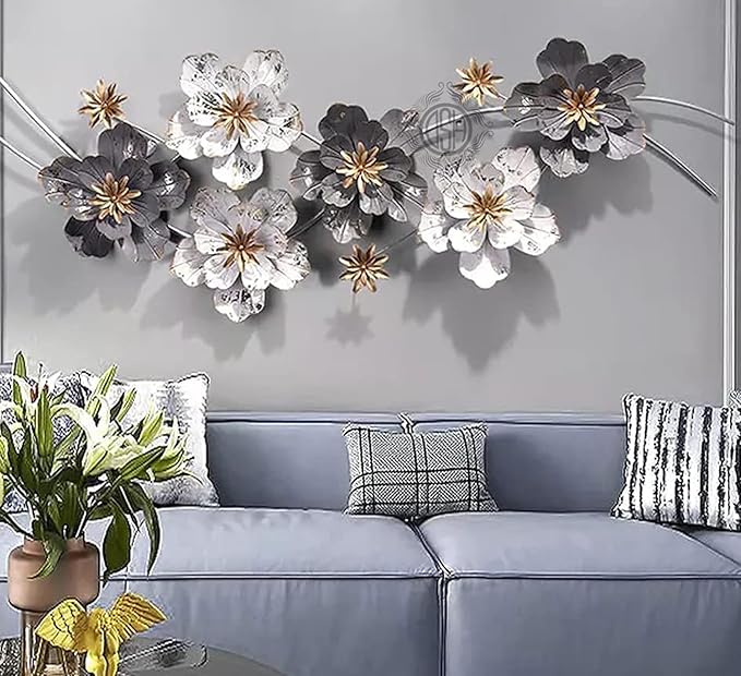 DSH CRAFTING YOUR CURIOSITY Metal Wall Deco Multi Color Wall Hanging Wall Arts For Home Hotel Office Living Room Bedroom Decoration. (WART-27)