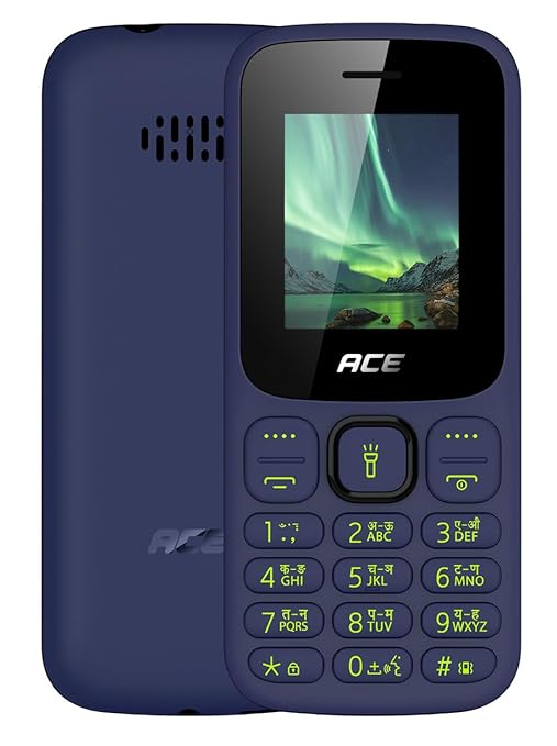 itel Ace 3 Shine | 1.8" Display| 1000 mAh|Kingtalker|BT Support|2000 Contacts|Fluorescent Keypad | 7 Days Battery Backup