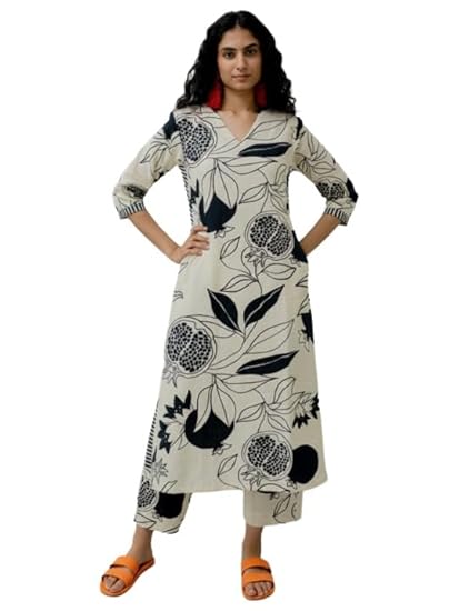 GoSriKi Women's Rayon Blend Straight Printed Kurta & Palazzo