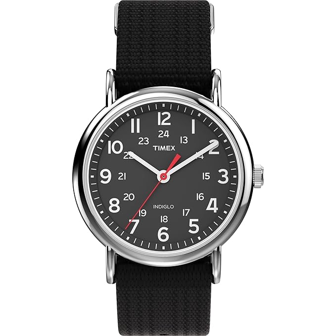TIMEX Weekender Classic Black Round Dial Analog Unisex's Watch - T2N647UJ