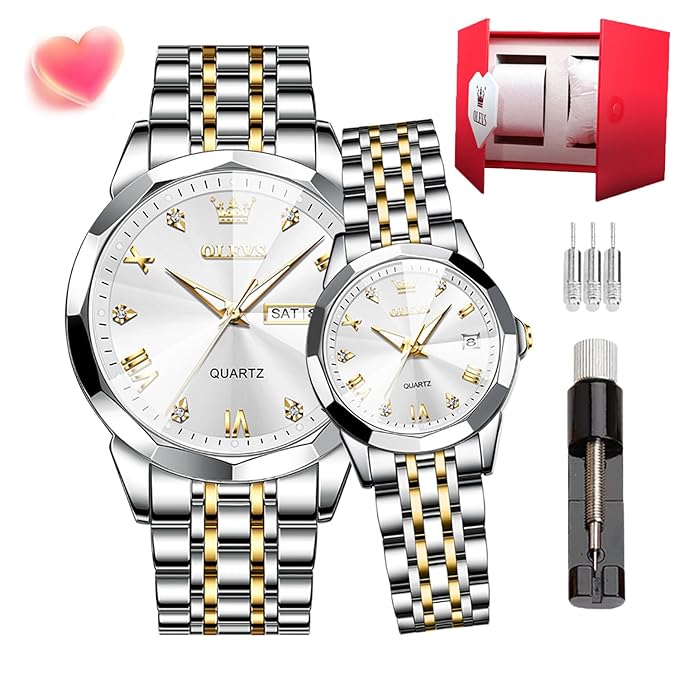 OLEVS Womens Wrist Watches Ladies Female Leather Band Brown Fashion Gold Waterproof Casual Stainless Steel Quartz Gift