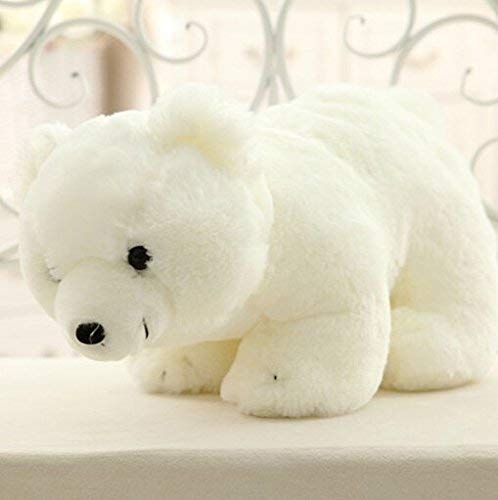 LOVEY DOVEY Cute Polar Bear Stuffed Soft Toy for Kids (White-Poller.Bear-25 cm) - Super Soft and Cuddly Plush Toy for Hugging and Snuggling
