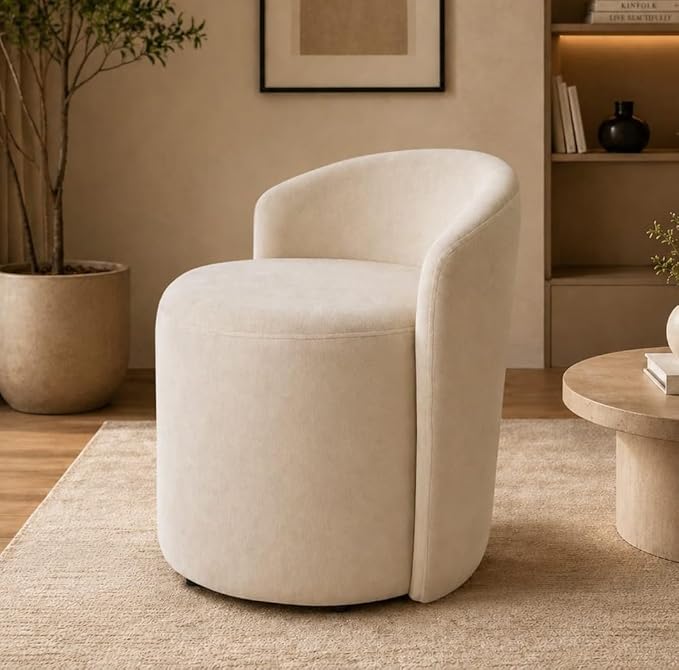 Jaico Wood Seating mudda Puffy Stool Chair for Living Room, Dressing Table, Office, Home Decor, Ottoman pouffes, Sofa Type, and Large .Ottoman and Chair Combined into one