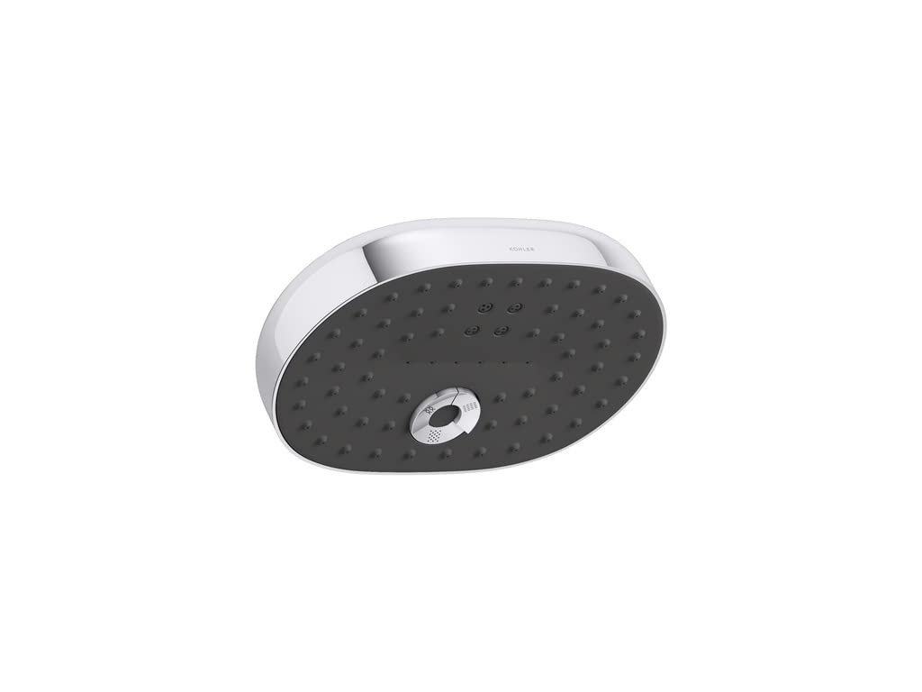 Kohler Statement Multifunction Showerhead (Multiple Modes-), Polished Chrome, Silver, 200mm * 138 mm