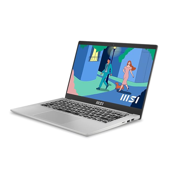 MSI Modern 14,Intel 13th Gen. Core i3 1315U,36CM FHD 60Hz Thin & Light Laptop(16GB/512GB NVMe SSD/Windows 11 Home/Microsoft Office Home & Student 2021/Intel UHD/Urban Silver/1.4Kg), C13M-1424IN