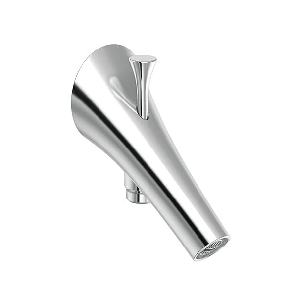 Kohler Vive Bath Spout with Diverter | Wall Mounted Tub Faucet | High Flow Luxury Bathroom Fitting | Durable Anti-Corrosion Spout | Modern Rose Gold Metal Finish | 2 Year Warranty
