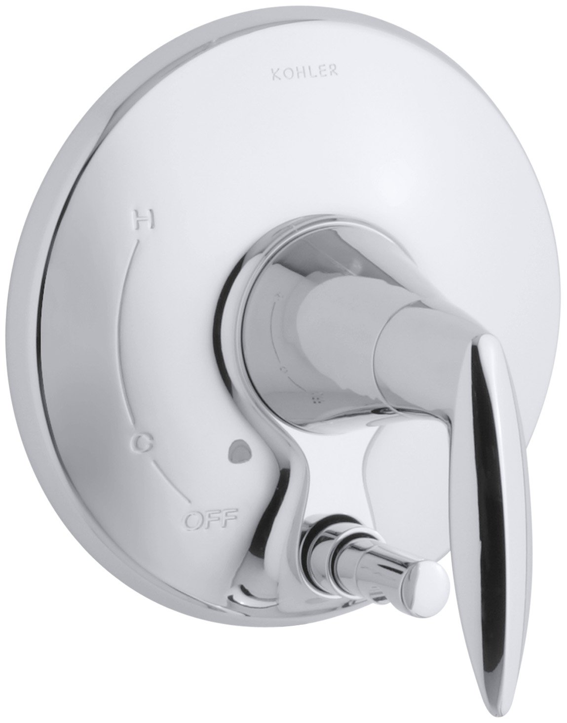 KOHLER K-T45112-4-CP Alteo Valve Trim with Push-Button Diverter, Valve Not Included, Polished Chrome