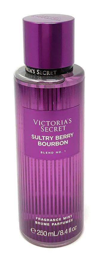 Victoria Secret Sultry Berry Bourbon Fragrance Mist 8.4 Fl Oz Long Lasting Body Spray for Women Sweet Fruity Warm Scent Daily Wear Perfume Mist Limited Edition