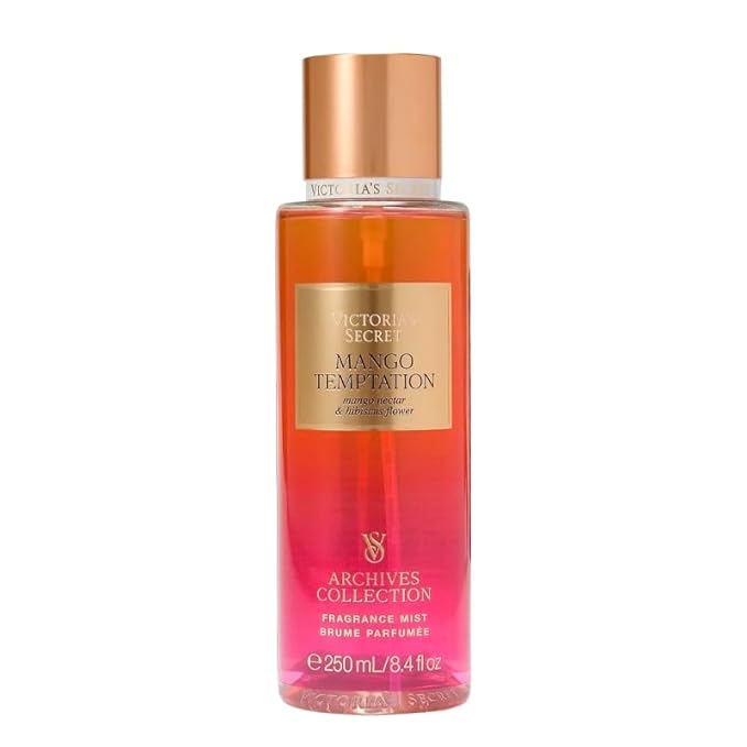 Victoria’s Secret Mango Temptation Archive Fragrance Body Mist for Women, 250ml – Tropical Mango & Hibiscus Scent, Refreshing Long Lasting Perfume Spray, Daily Wear Body Spray, Lightweight Fine Fragrance Mist