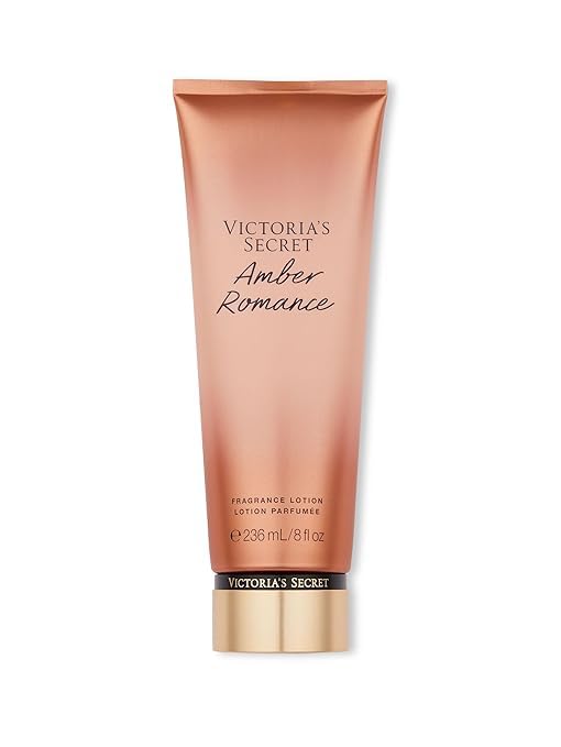 Victoria’s Secret Amber Romance Nourishing Hand & Body Lotion 236ml – Warm Amber & Sugar Fragrance, Deep Hydration Moisturizer, Smooth Soft Skin Care Lotion for Women, Daily Use Body Cream