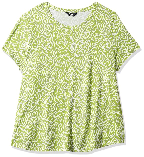 Max Plus Size Women Textured Lace Detailed Top