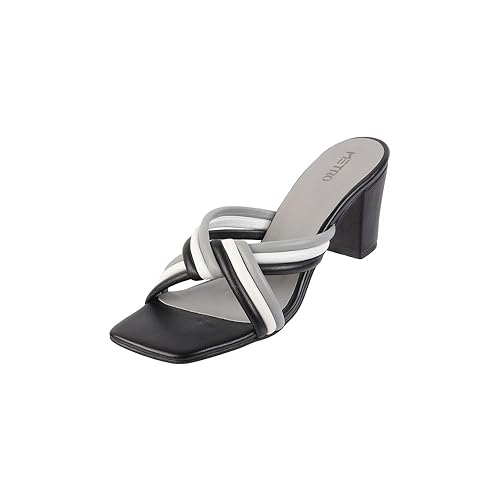 Metro Women Block Heel Fashion Sandal