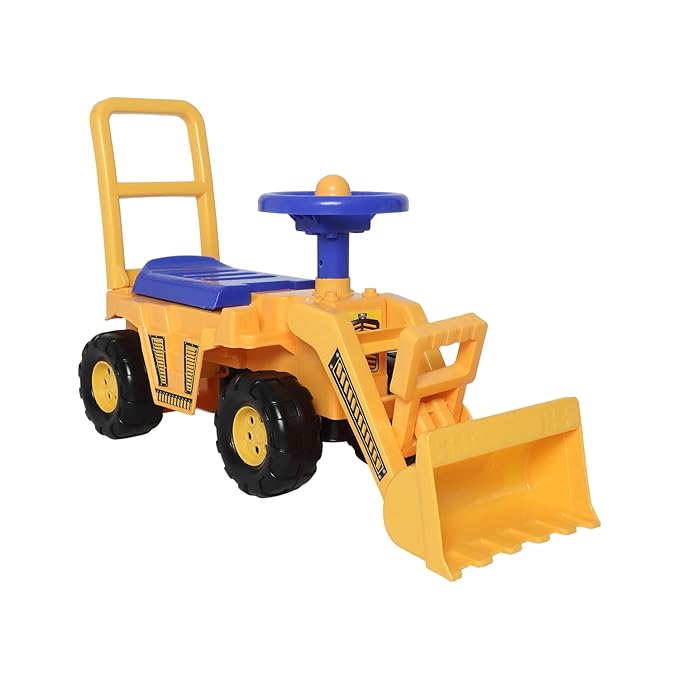 Toyzone Mini Bulldozer-50803 | Baby Car | Kids Car | Toy Car| Push Car| Storage Seat | Swing Car| Ride on Car with Horn