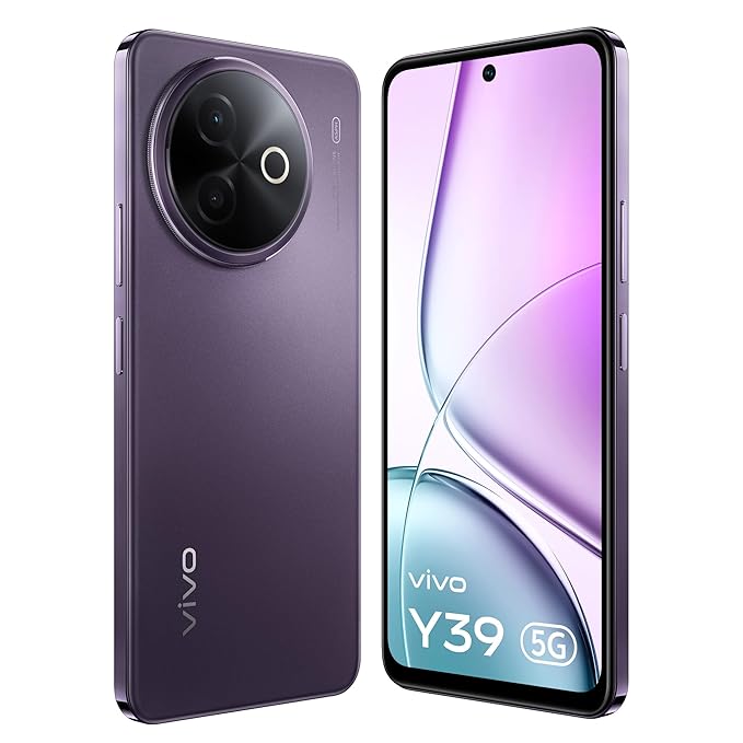 vivo Y39 5G (Lotus Purple, 8GB RAM, 128GB Storage) with No Cost EMI/Additional Exchange Offers | No Cost EMI