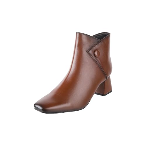 Metro Women Faux Leather Sleek Slip-On Casual Boots