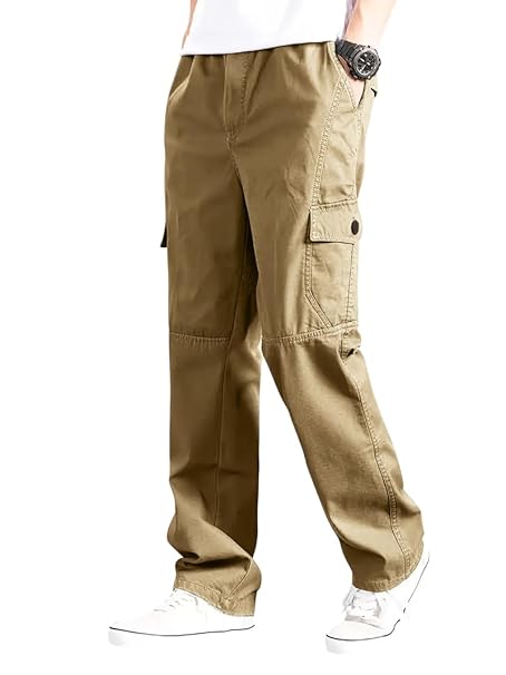 TAGAS Men Cotton Cargo Trouser ||Men's Relaxed Fit Cargo|| Men's Multi Pocket Cargos Pants||MC-16