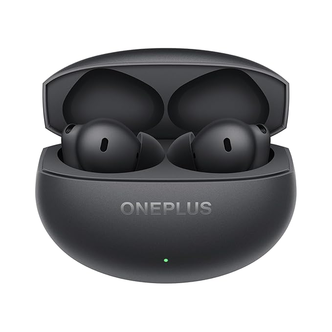 OnePlus Buds 4 TWS Earbuds with Upto 55dB Real-time ANC, Adaptive Mode, Dual Drivers and DACs, 3D Audio, Upto 45hrs Music Playback, Dual-Device connectivity, 47ms Low Latency, Storm Gray