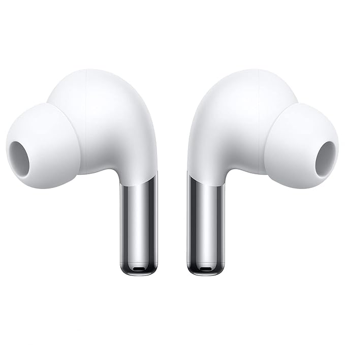 Oneplus Buds Pro Bluetooth Truly Wireless in Ear Earbuds with mic, Smart Adaptive Noise Cancellation, 10 Minutes Warp Charge, Upto 38 Hours Battery, Zen Mode, Bluetooth 5.2v(Glossy White)