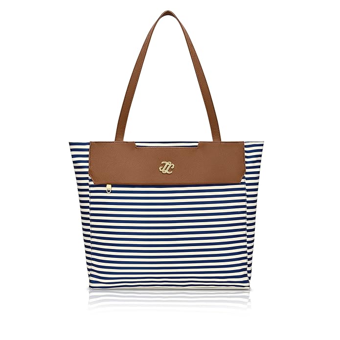 Lavie Signature Women's Stripe Norman Tote Bag | Tote Bag for Work | Ladies Purse | Stylish Shoulder Bag | Gift for Women