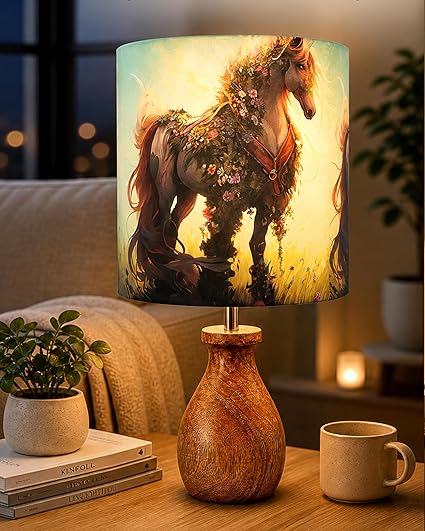 Homesake® Dovel Pot Table Lamp For Living Room Decoration | E27 Holder, Bulb Included | Warm Light | Desk Nightstand Light, Decorative Lamps For Bedroom, Beside,Study & Home Décor, Beauty In Eye Shade