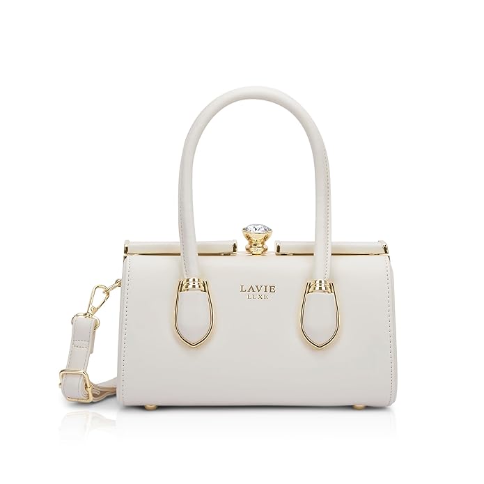 Lavie Luxe Women's Dazzem26 Frame Satchel Handbag | Satchel Bag For Work | Ladies Purse | Stylish Shoulder Bag | Gift For Women
