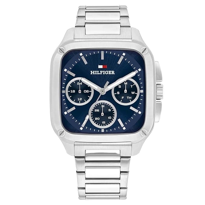 Tommy Hilfiger Herald Quartz Analog with Blue Dial Silver Stainless Steel Strap Watch for Men - TH1792222