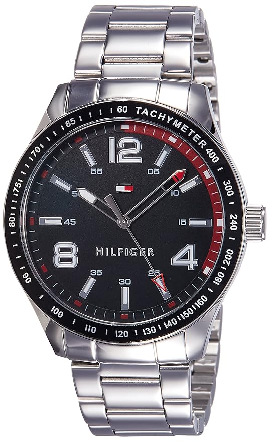 Tommy Hilfiger Analog Black Dial Men's Watch - NATH1791178