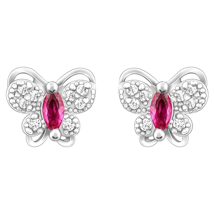 GIVA 925 Silver Beatiful Butterfly Studs Earrings | Gift for Girlfriend| Gifts for Women& Girls