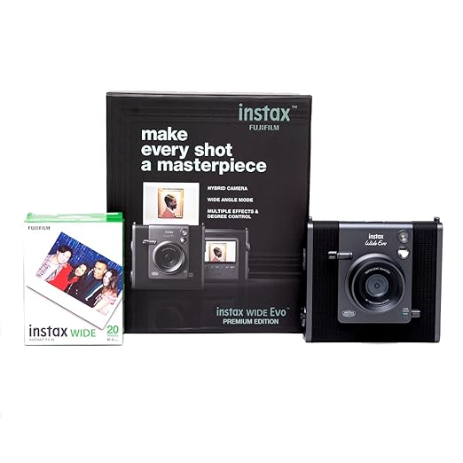 Fujifilm Instax Wide Evo Premium Edition Combo Box with 20 Shots Wide Films
