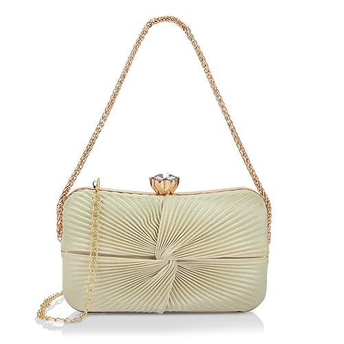 Lavie Women's Ruby Knot Framed Clutch | Ladies Purse Handbag