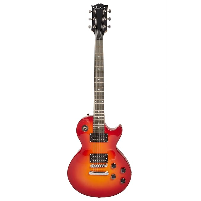 VAULT LP1 Les Paul Style Poplar Electric Guitar - Cherry Sunburst