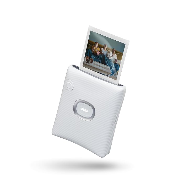 instax Fujifilm Square Link Smartphone Instant Photo Printer - White