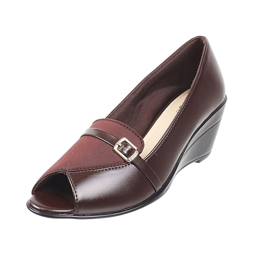 Metro Women Synthetic Leather Peeptoes