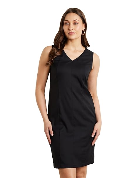 Symbol Premium Women Bodycon Dress (Knee Length | Desk-to-Dinner) (Available in Plus Sizes)