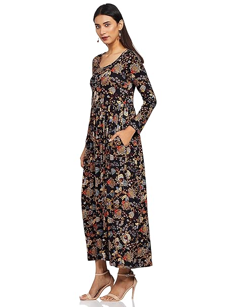BIBA Women Viscose Straight Printed Dress