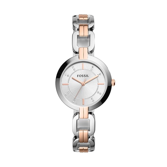 Fossil Kerrigan Analog Silver Dial Women's Watch-BQ3341