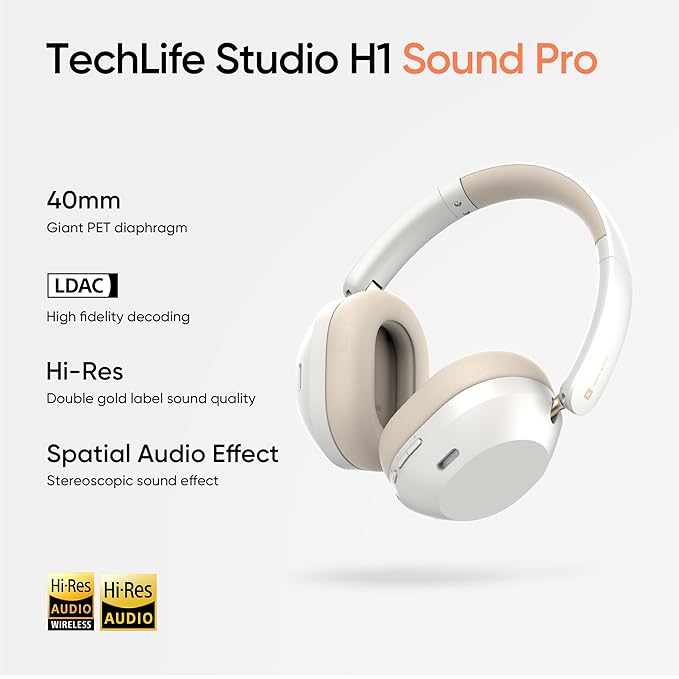 realme Buds Air 7 Pro with Ai Live Translation,11mm+6mm Dual-dac Driver,48 Hrs Playtime,53 dB ANC,LHDC,45Ms Low Latency,360° Spatial Audio,IP55 Dust & Water Resistant,BT 5.4(Glory Beige)