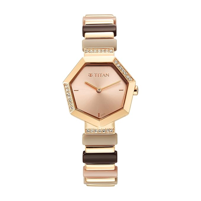 Titan Purple Glitz Women Analog Watch - 95207WD01