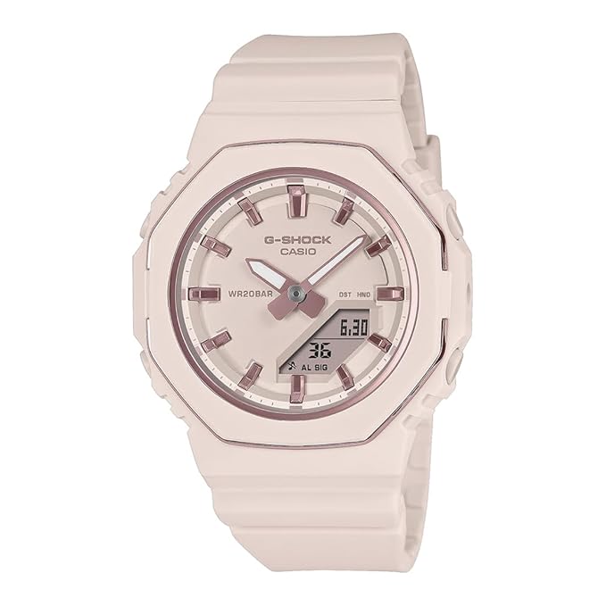 Casio G-Shock Women GMA-P2110-4ADR Analog-Digital Beige Dial Women (G1775)