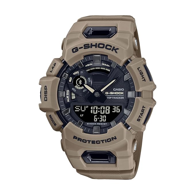 Casio G-Shock GBA-900UU-5ADR Analog-Digital Dial Brown Resin Strap Men's Watch Shock and Step Tracker G1250