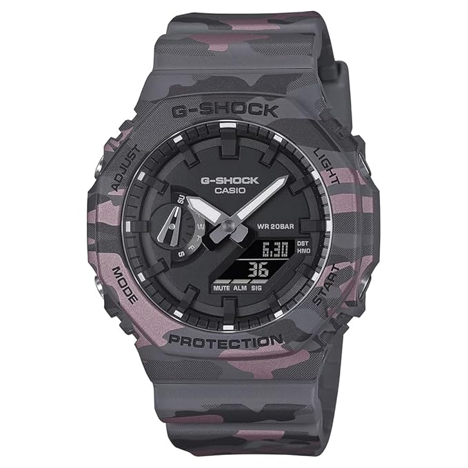 Casio G-Shock GA-2100CM-8ADR Analog-Digital Camouflage Watch Men (G1794)